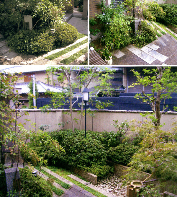 落ち着きのある現代和風庭園 – 大阪府大阪市 K様邸の施工前